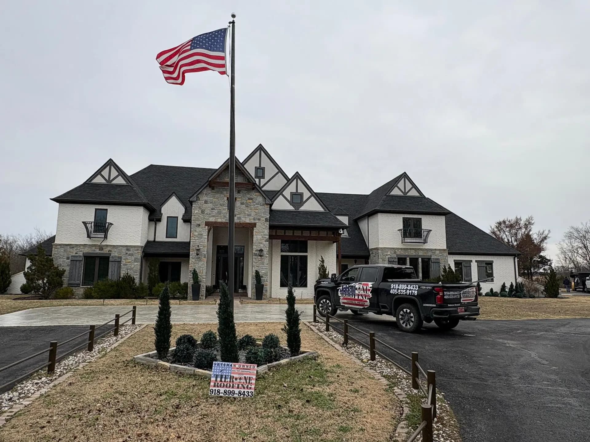 Tier-One Roofing business background image